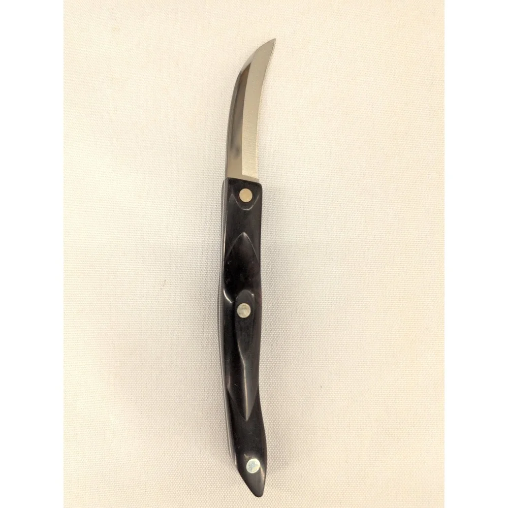 Cutco Paring Knife Brown 3120 KO Birds Beak Curved Blade Made in USA